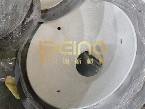 Unobstructed Surface Alumina Ceramic Tube Ceramic Lined Elbow ISO Certificate
