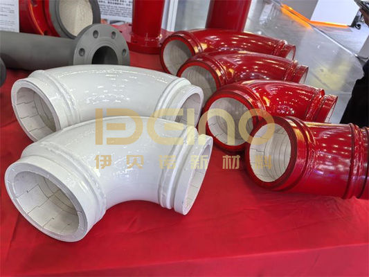 Wear-resistant ceramic lined concrete pump fittings Extend the Service Life of Your Construction Machinery with Alumina Ceramic Lined Concrete Pump Pipeline