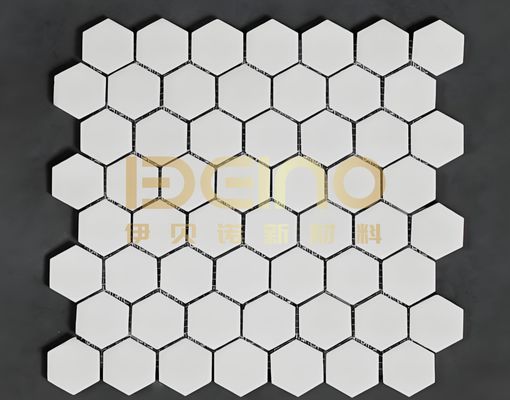 Wear Resistant Ceramic Mosaic Tile Hexagon Alumina Ceramic Lining Sheet