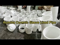 Alumina Ceramic Lined Pipe Bend Light Weight Seamless With No Bumps
