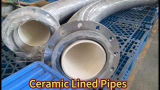 Alumina Ceramic Lined Pipe for Pneumatic Conveying Systems | Elacera