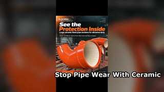 Large Diameter Ceramic Lined Pipe for Abrasive Material Conveying