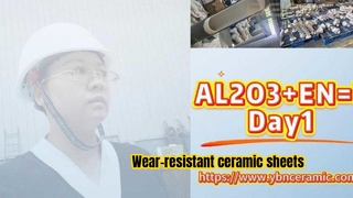 Wear-resistant ceramic sheets